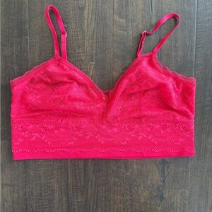 Victoria's Secret Red Lace Bralette